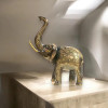 Luxury Artisan Hand engraved elephant Metal Premium Design Showcase