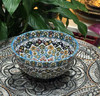 Handcrafted Amazing hand painted earthenware bowl 20 cm – Luxury Decor - Luxury Handcrafted Art Craftihouse Dubai
