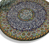 Exclusive Handcrafted Islamic Calligraphy Clay Plate Fine Craftsmanship Detail