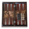 Handcrafted Non handmade Horse pattern backgammon set 48x48 cm Lifestyle Visual