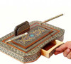 Luxury Hand painted Khatamkari desktop Premium Design Showcase