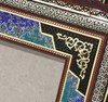 Hand painted portrait frame , khatamkari mirror frame