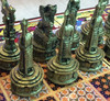 Luxury NON handmade wooden backgammon and chess set. 48x48 cm Premium Design Showcase