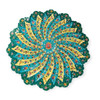 Exclusive Artisan Handcrafted Copper Wall Plate Fine Craftsmanship Detail
