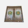 Luxury Luxury Handmade Wooden Backgammon & Chess Board 50x50 cm Premium Design Showcase