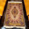 Luxurious Floral Pattern Silk Carpet – 150x100 Cm Machine-made Area – Gift For Her Perfect For New Home Decor | Authentic Soft Sajadah | Elegant Muslim Prayer Rug - Luxury Handcrafted Art Craftihouse Dubai