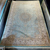 Floral Pattern Silk Rug 225x150 cm – Elegant Machine-Made Carpet for Living Room or Office