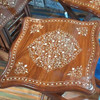 Set Of 4 Inlaid Coffee Tables With Stand – Handmade Foldable Wooden Tables 37x37 Cm For Indoor & Outdoor Use | Sophisticated Middle Eastern Art & Home Anchor - Luxury Handcrafted Art Craftihouse Dubai