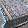 Artisan Handmade Tile Pattern Silk Carpet 225x150 Cm Bird And Flower Pattern High-Resolution Product Shot