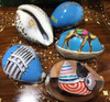 Luxury Painting On Sea Shells Pack Of Premium Design Showcase