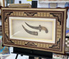 Artisan Engraved Dagger Khatamkari Inlaid Wooden keepsake
