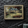 Exclusive Wall Decor Carpet With Silver Frame Fine Craftsmanship Detail