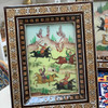Exclusive Assorted Handmade Miniature Painting With Khatamkari Frame 18x13 Cm Fine Craftsmanship Detail