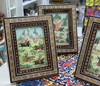 Handcrafted Assorted Handmade Miniature Painting With Khatamkari Frame 18x13 Cm Lifestyle Visual