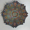 Luxury Artisan Hand Painted Clay Plate Premium Design Showcase