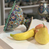 Exclusive Exclusive Hand Painted Earthenware Pedestal Fine Craftsmanship Detail