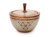 Luxury khatam marquetry wooden serving bowl 15cm , handmade gifts Premium Design Showcase