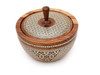 Handcrafted khatam marquetry wooden serving bowl 15cm , handmade gifts Lifestyle Visual