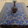 professional product presentation of the exclusive 130x50 cm printed velvet table runner from a premier UAE gift shop.