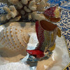 Enamel metal jewelry box , Metal fish 10 cm