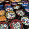 Handcrafted Premium Hand painted classic pattern Turkish ceramic bowl 8 cm Lifestyle Visual
