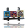 Exclusive wooden-clay wall mount key holder 22x16cm Fine Craftsmanship Detail