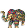 An elegantly crafted brass elephant figure, ideal as a sophisticated centerpiece
