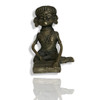 Handcrafted Artisan Unique Brass African Statue Lifestyle Visual