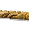 Exclusive Hand Carved Wooden Walking Stick Fine Craftsmanship Detail