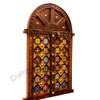 Handcrafted Handmade solid wood window with ceramic tile , vintage window 45x70 cm Lifestyle Visual