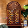 Luxury Handmade solid wood window with ceramic tile , vintage window 45x70 cm Premium Design Showcase