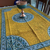 Handcrafted Artisan Yellow pattern Ghalamkari cotton Lifestyle Visual