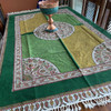 High-quality hand-printed cotton textile, showcasing traditional craftsmanship and vibrant color palettes.