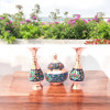 Exclusive Artisan Mes Pardaz Copper Flower Fine Craftsmanship Detail