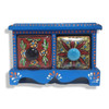 Luxury Blue pattern Spice box , jewelry box , wooden ceramic hand painted box , home decor storage box Premium Design Showcase