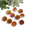 A beautifully polished Carnelian bowl highlighting the rich, varied patterns inherent to natural stone.