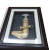 From the Craftihouse Heritage series: A framed 3D Arabic Khanjar dagger for unique luxury retirement gifting and cultural decor.