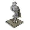 Luxury Silver Color Falcon Statue Decorative Premium Magnetic Artwork Iconic Heritage Keepsake Premium Design Showcase