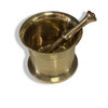 Luxury Artisan Brass Havan saffron crashed Premium Design Showcase