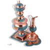 Handcrafted Firozeh Kobi Samavar Turquoise Lifestyle Visual