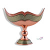 An exclusive Craftihouse unique gift and luxury home decor pedestal centerpiece showcasing authentic Persian marquetry artistry.