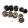 Exclusive Wooden wall nut Backgamon chips 1.5 inches  ,  wooden pieces for Tawla Heritage Collection View