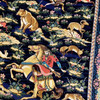Silk Carpet 2x3 Meter Hunting Scene Cute Floor Carpet Machine Made Silk Carpet | Premium Handcrafted Gift & Cultural Souvenir - Luxury Handcrafted Art Craftihouse Dubai