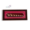 Kuwait 7 Camel Charm Framed | Elegant Bronze-finish Statue | Luxury Heritage Decor - Luxury Handcrafted Art Craftihouse Dubai