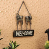Welcome Metal Art Metal | Artisan Home Decor Piece | Unique Middle Eastern Art - Luxury Handcrafted Art Craftihouse Dubai