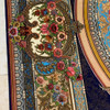 Awesome Flower Pattern Silk Carpet 225x150 Cm Pure Silk Carpet Machine Made | High-end Boutique Souvenir | Crafted In Dubai - Luxury Handcrafted Art Craftihouse Dubai