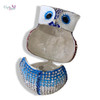 Blue Owl Jewelry Box | Luxury Heritage Gift & Cultural Souvenir - Luxury Handcrafted Art Craftihouse Dubai