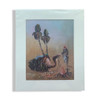 Profile view of the heavy-duty card stock art print with its clean-cut white mat board mount overlay, emphasizing its absolute structural readiness for custom framing.