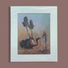 Palm Tree And Camel Printed Traditional Magnetic Decor Elegant Cultural Memento - Luxury Handcrafted Art Craftihouse Dubai