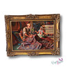 Oil Painting On Canvas 50x70 Cm Carpet Workshop Scene Painting Original Painting For Wall Decor | High-end Boutique Souvenir | Crafted In Dubai - Luxury Handcrafted Souvenir Craftihouse Dubai